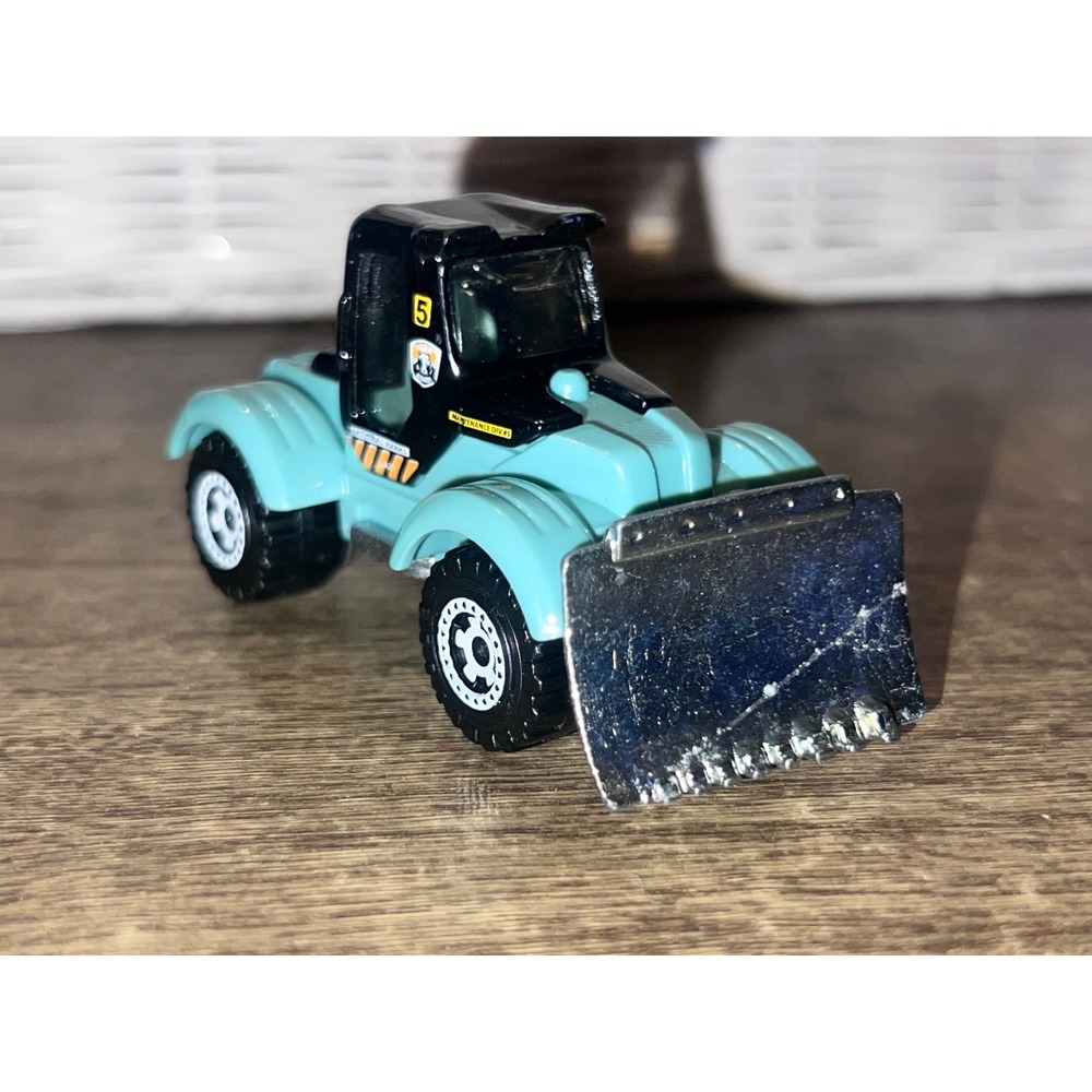 Matchbox Tractor Plow 2012 National Parks‎ Forest Service Green Loose Die Cast